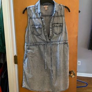 Denim jumper size small